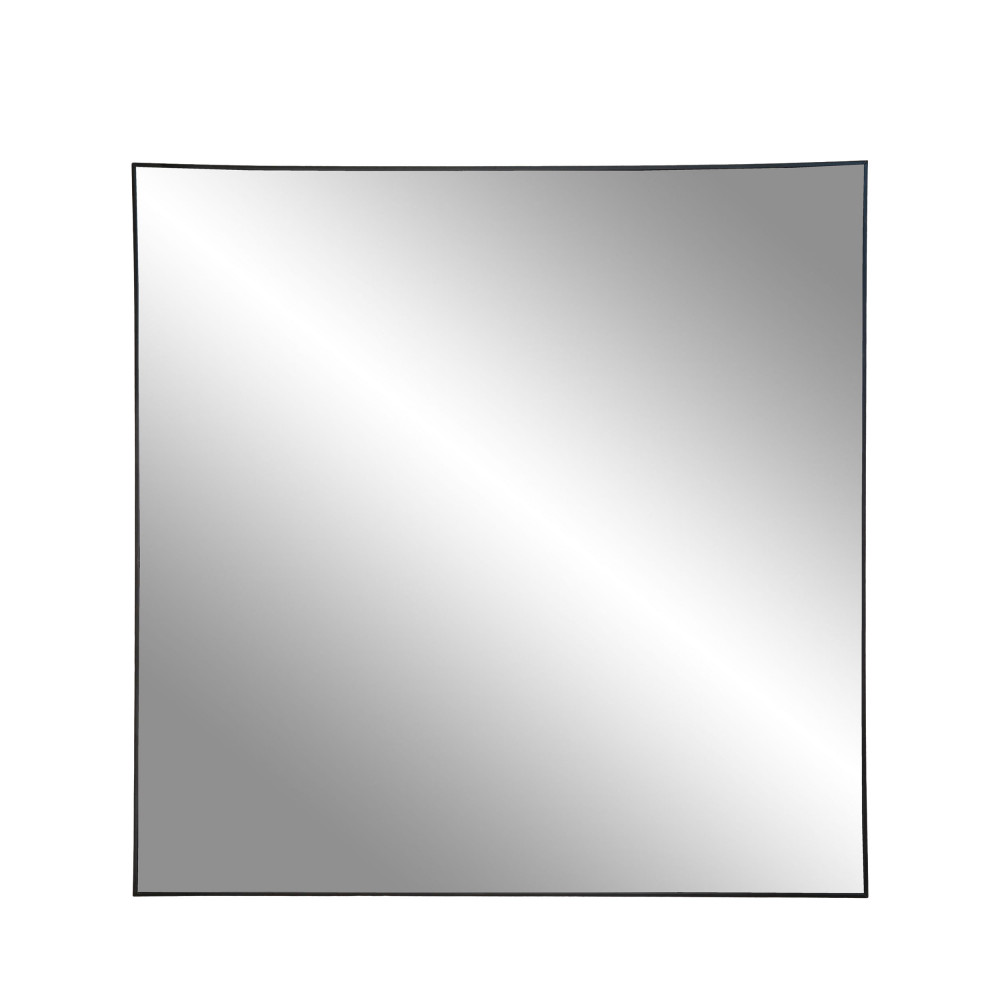 Jersey - Miroir carré en métal 60x60cm - Couleur - Noir