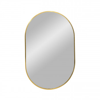 Madrid - Miroir ovale en métal 50x80cm