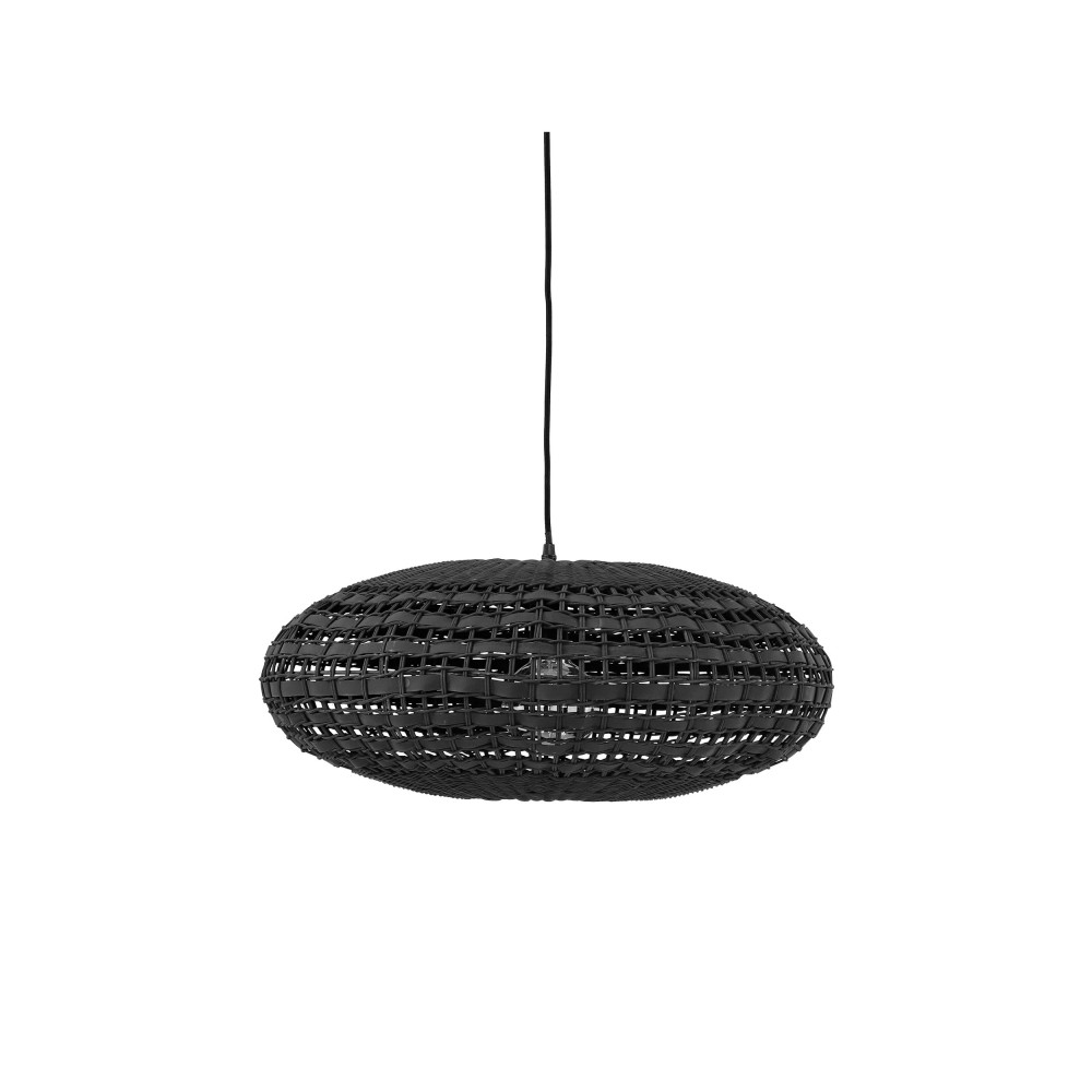 rota - suspension en rotin ø56cm - couleur - noir