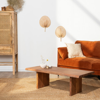 Okla - Table basse en bois 118x50cm