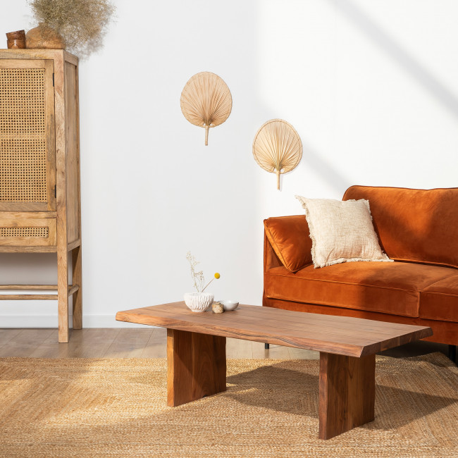 Okla - Table basse en bois 118x50cm