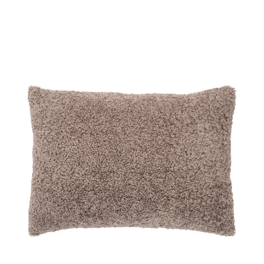 Tavira - Coussin en bouclette 45x60cm - Couleur - Brun