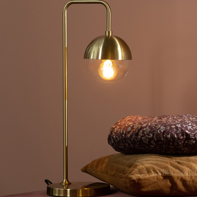 Globular - Lampe à poser vintage en métal