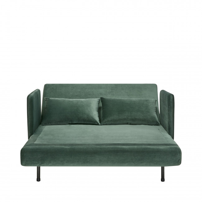 Belushi - Canapé convertible 2 places en velours
