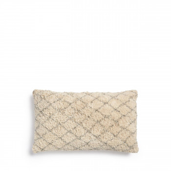 Zita - Housse de coussin 100% coton effet fourrure 30x50cm