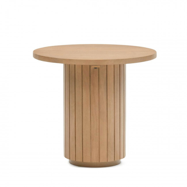Licia - Table d'appoint en bois massif de manguier