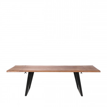 Àsele - Table à manger extensible en bois 180-250x90cm
