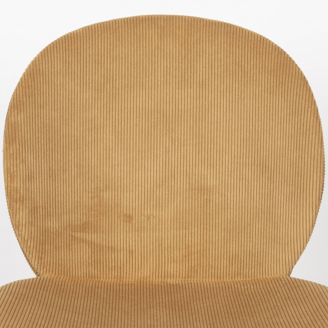 Bonnet - Lot de 2 chaises en velours côtelé et métal