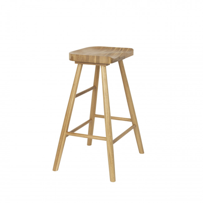 Vander - Tabouret de bar en bois 65,5cm