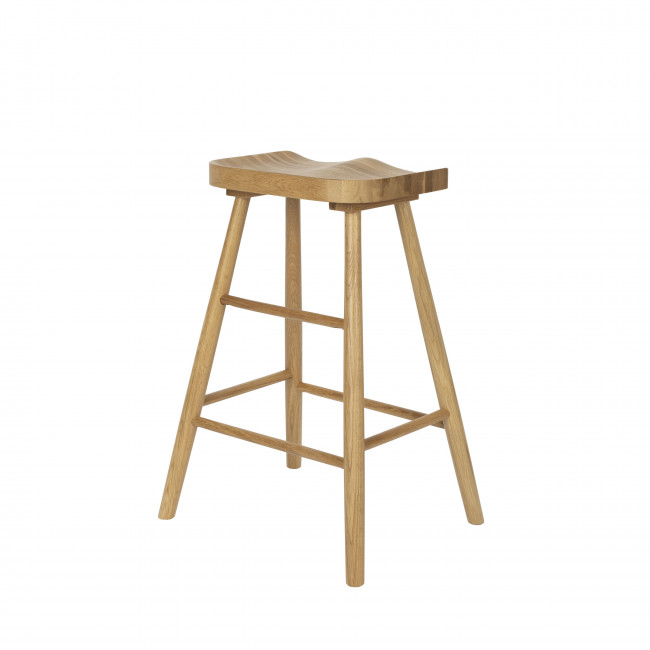 Vander - Tabouret de bar en bois 65,5cm