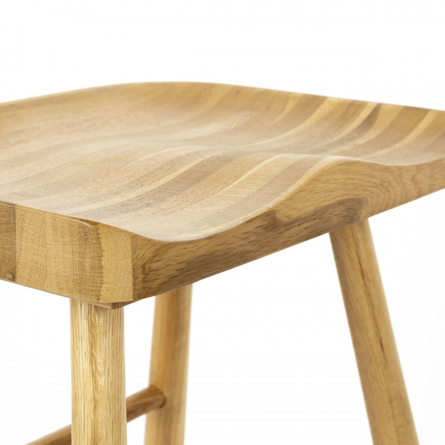 Vander - Tabouret de bar en bois 65,5cm