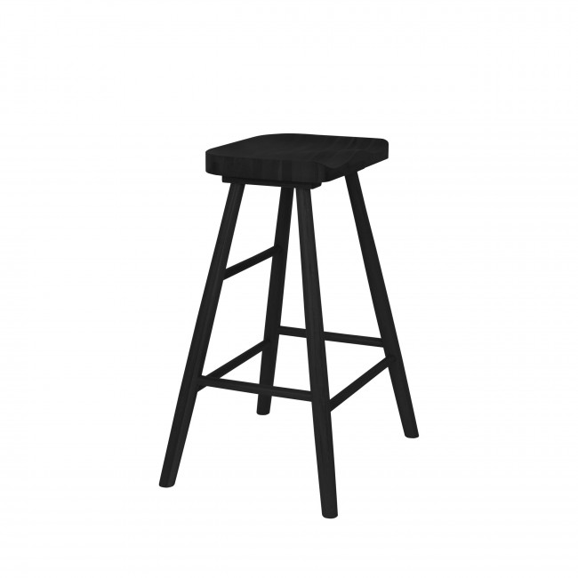 Vander - Tabouret de bar en bois 65,5cm