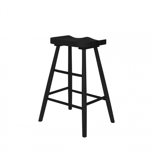 Vander - Tabouret de bar en bois 65,5cm
