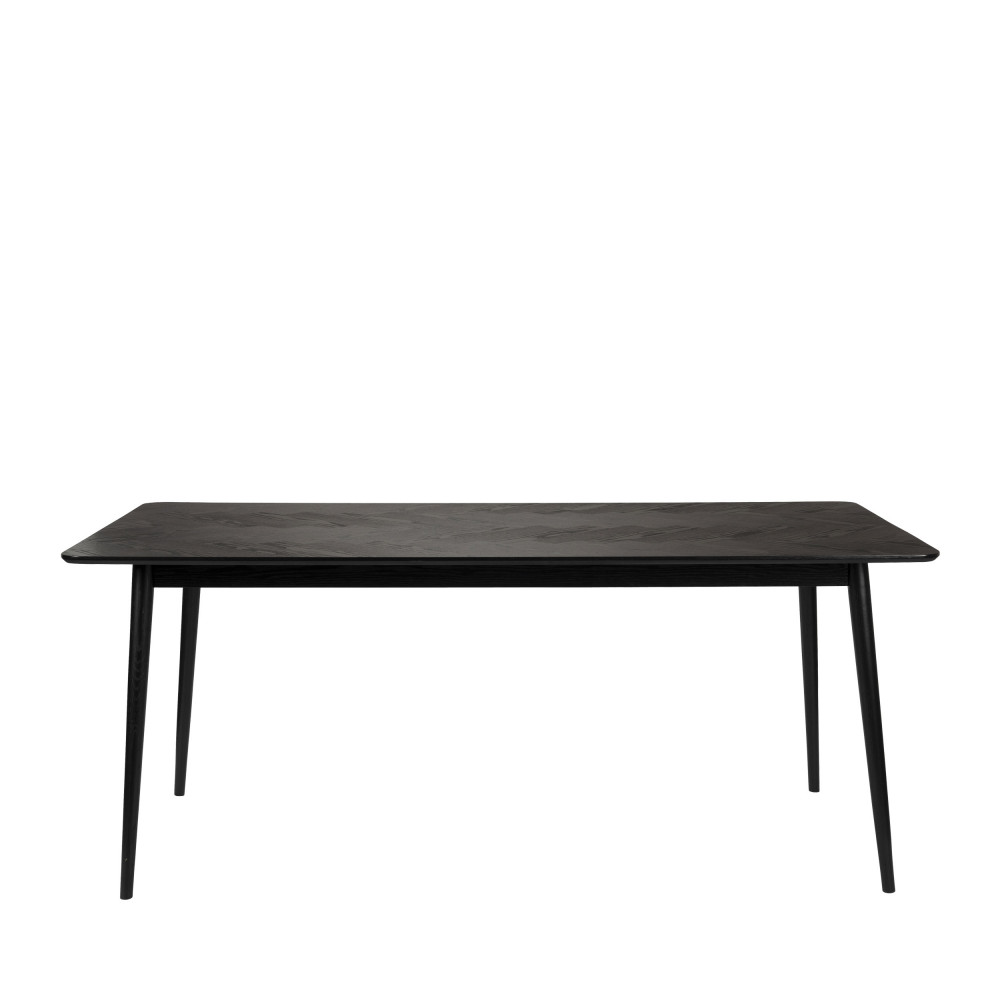Fabio - Table à manger en bois 180x90cm - Couleur - Noir