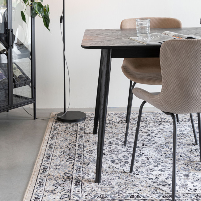 Fabio - Table à manger en bois 180x90cm