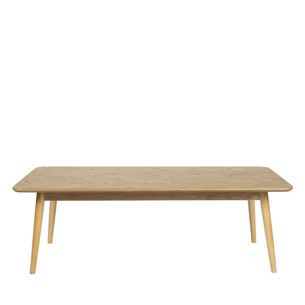 Fabio - Table basse en bois 120x60cm - Couleur - Bois clair