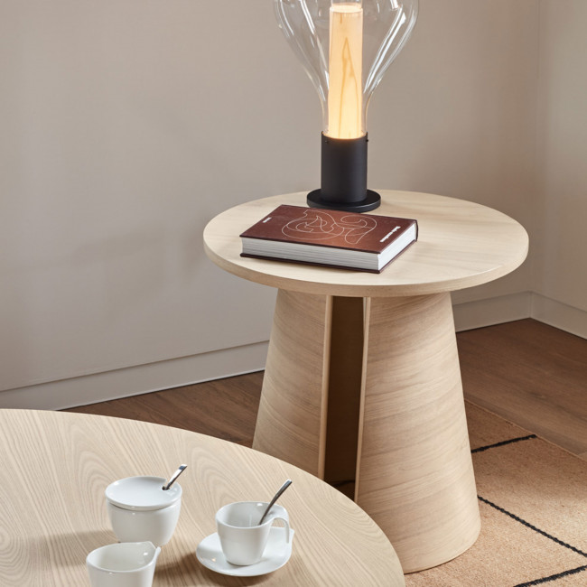 Cep - Table d’appoint en bois ronde ø50cm