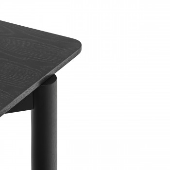 Atlas - Table à manger extensible en bois 200-160 x 95cm