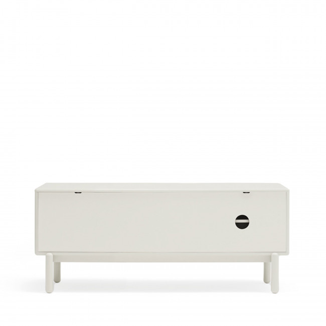 Corvo - Meuble tv 1 porte 1 niche et tiroir en bois L140cm