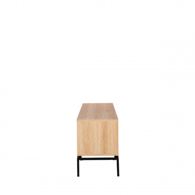 Krokom - Meuble TV 2 portes en bois et métal L150cm