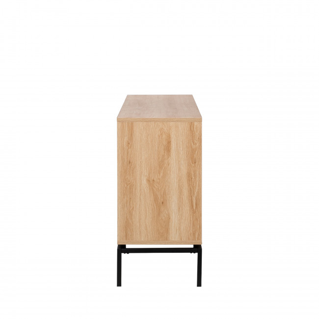 Krokom - Buffet 2 portes en bois et métal L120cm