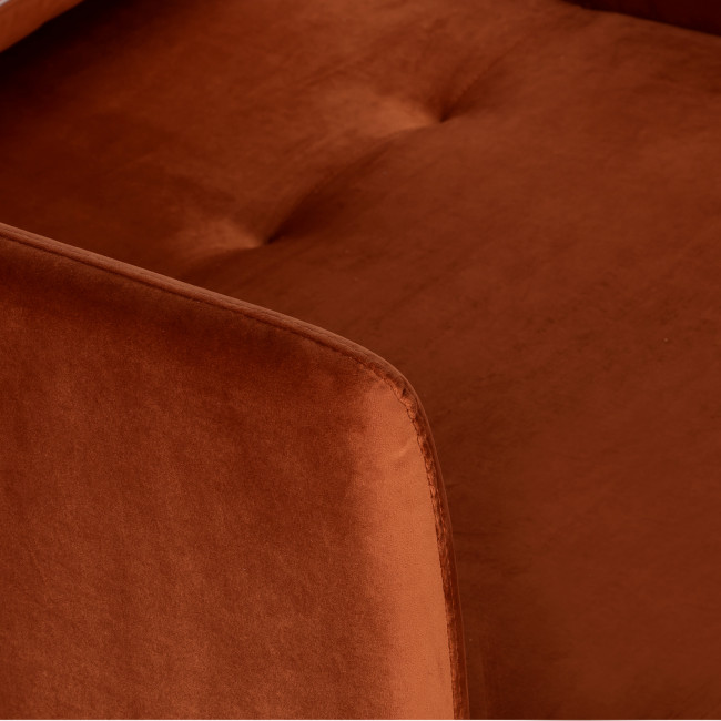 Belushi - Fauteuil convertible en velours