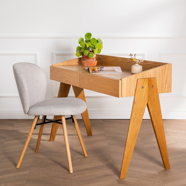 Stai - Bureau en bois L120cm