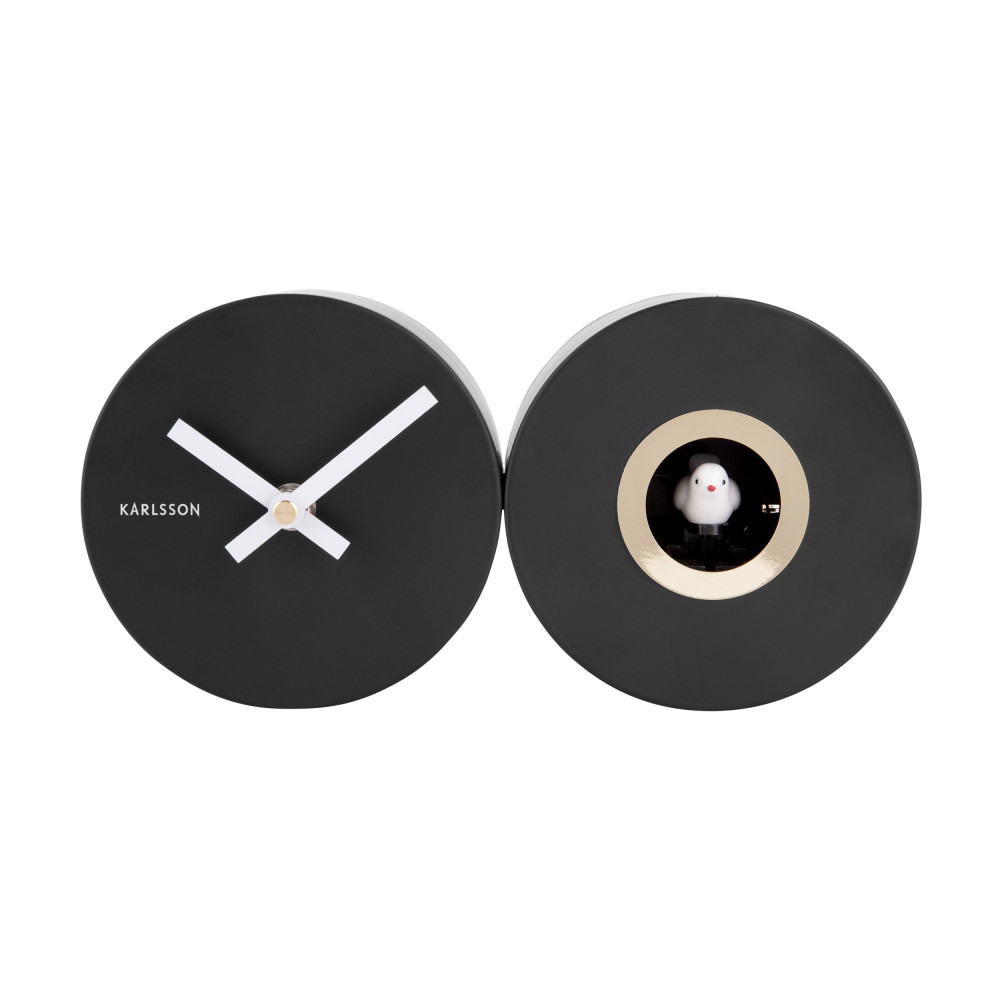 Duo Cuckoo - Horloge design - Couleur - Noir