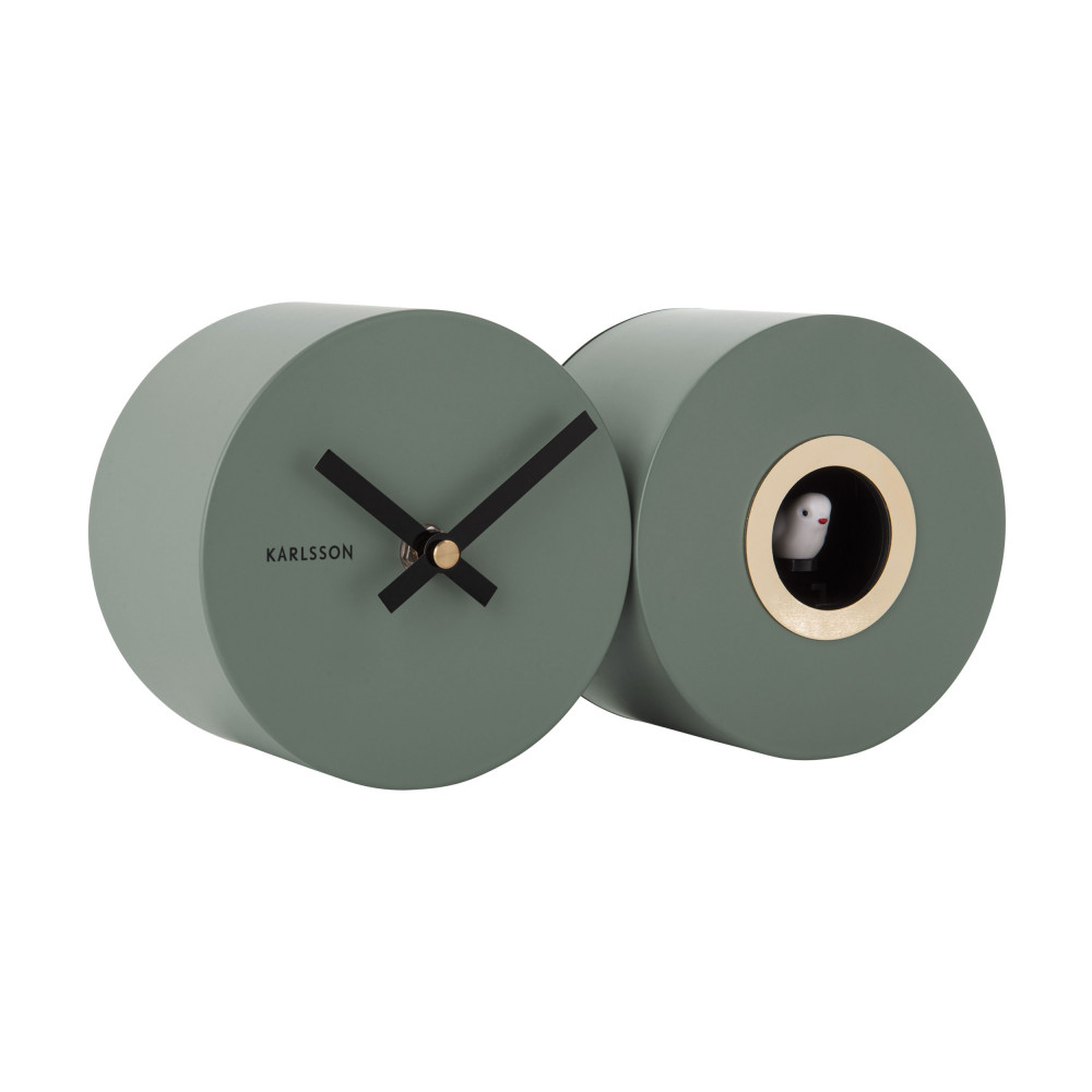 Duo Cuckoo - Horloge design - Couleur - Vert