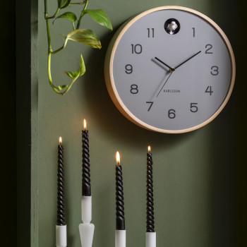 Natural Cuckoo - Horloge murale ronde ø31,5cm