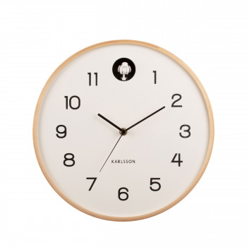 Natural Cuckoo - Horloge murale ronde ø31,5cm
