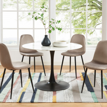 Heki - 4 chaises en velours
