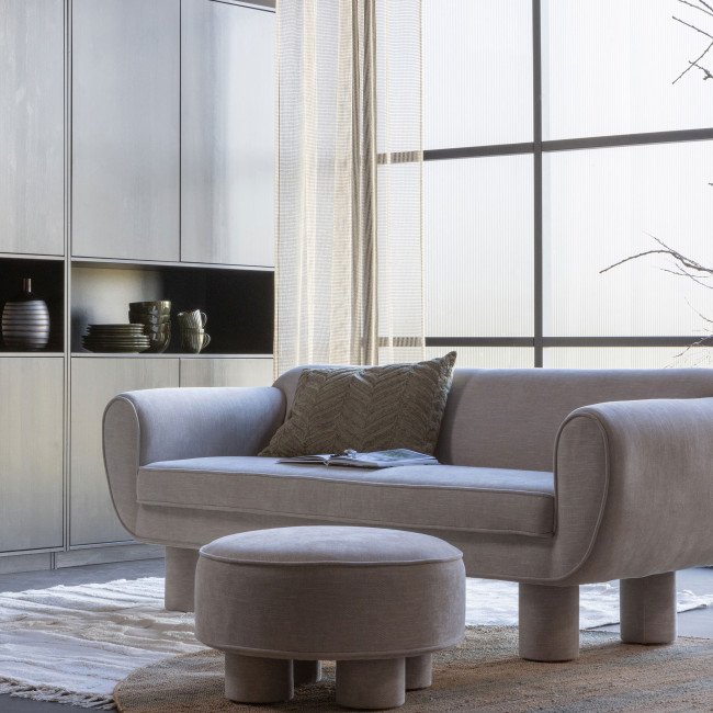 Bodi - Pouf rond en chenille ø60