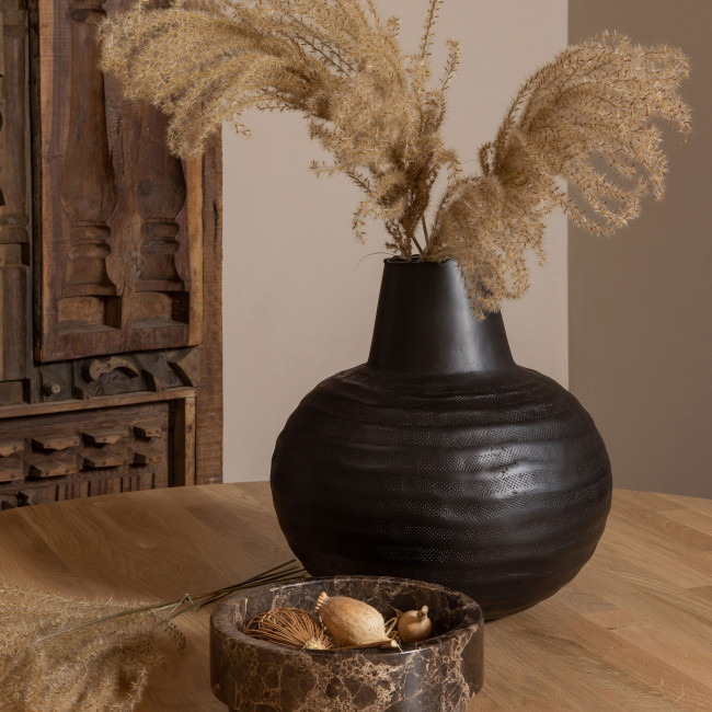 Rhonda - Table à manger ronde en bois Ø129cm