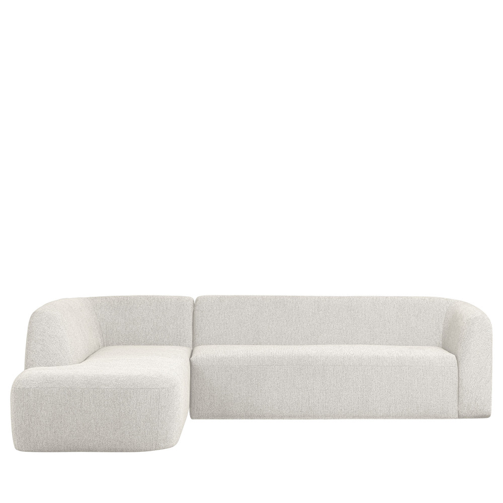 Canapé d'angle Blanc Contemporain Confort Promotion