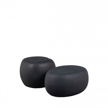 Pebble - Table basse de jardin organique en fibre d'argile