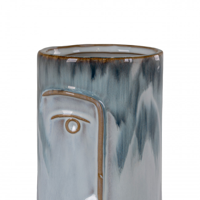 Elena - Vase en céramique avec visage H17cm