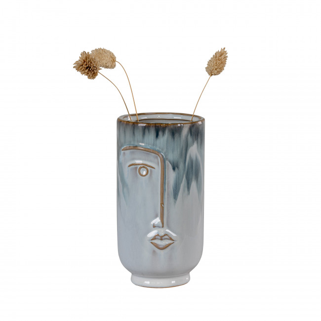 Elena - Vase en céramique avec visage H17cm