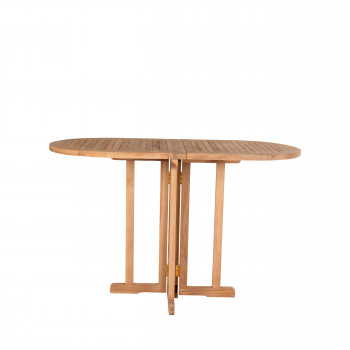 Huelva - Table à manger en teck pour balcon 120x60cm
