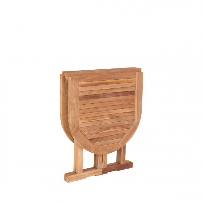 Huelva - Table à manger en teck pour balcon 120x60cm