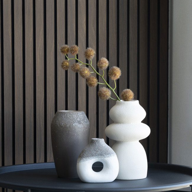 Nosara - Vase de forme organique en grès H26,5cm