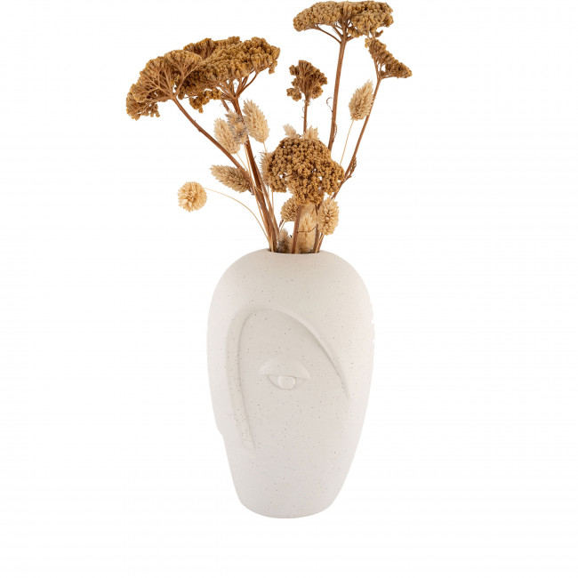 Nicoya - Vase en céramique avec visage H19,5cm