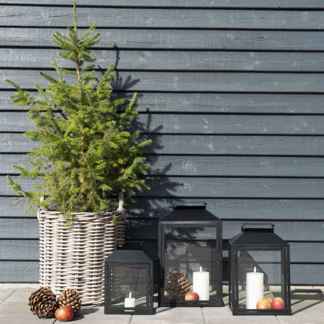 Indo - Lot de 2 paniers en rotin