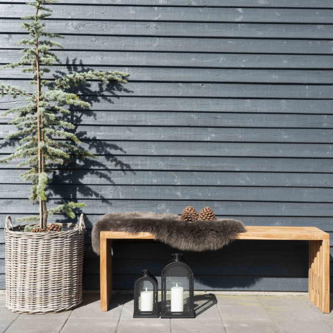 Indo - Lot de 2 paniers en rotin