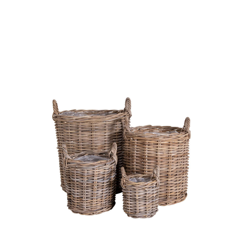 Panier de rangement en rotin naturel KOK - Brin d'Ouest