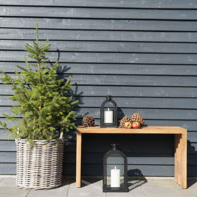 Caor - Lot de 4 paniers en rotin