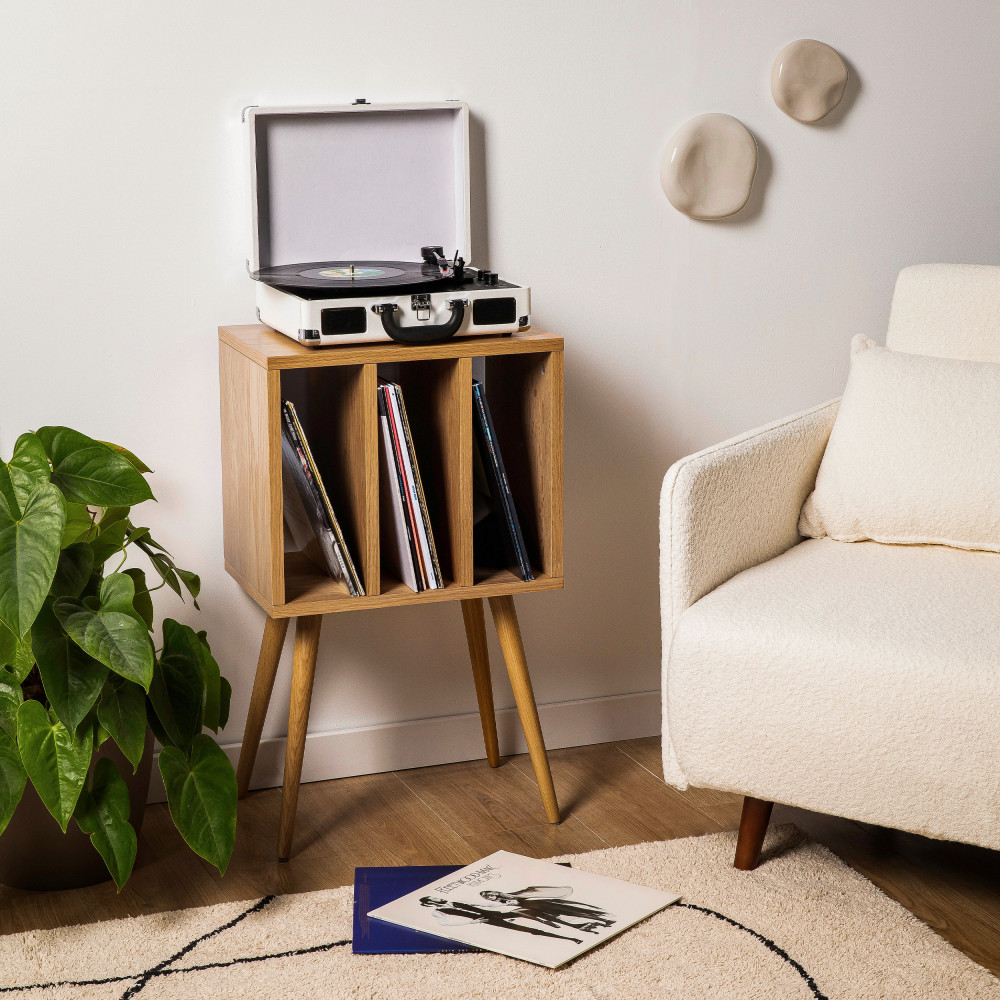 Meuble de rangement vinyles en bois Drawer - ELVDAL