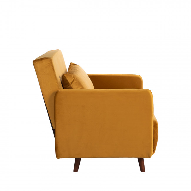 Belushi - Fauteuil convertible en velours