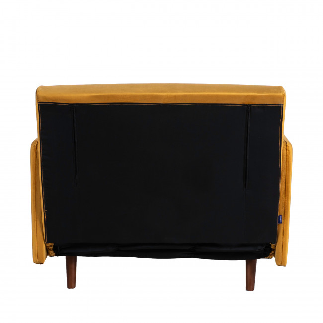 Belushi - Fauteuil convertible en velours