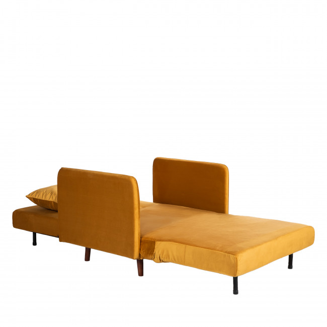 Belushi - Fauteuil convertible en velours